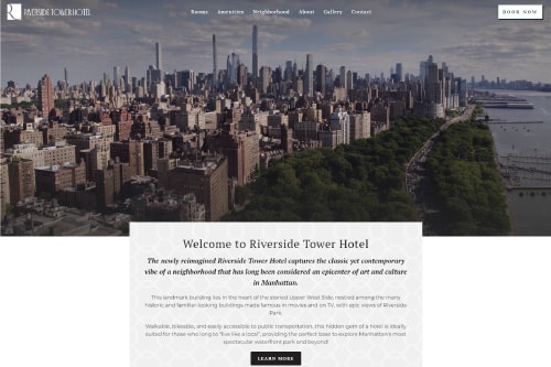 A new website for Riverside Tower Hotel!