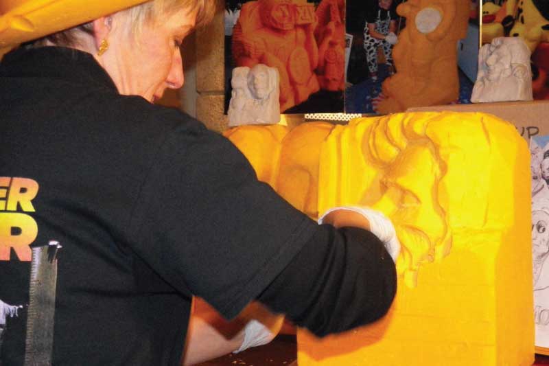 ripleys cheese carving at times square
